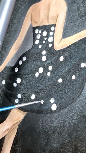 Oil painting: painting a ballerina dress with the alla prima method