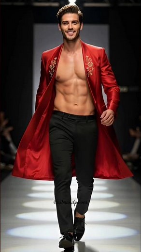 Most Handsome Male Models Walking on Ramp – Fashion Runway Prompts 🇨🇱🇵🇪🇨🇴🇹🇭🇯🇵🇵🇰 #shorts #ai #model