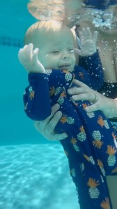 GOING UNDER CAN BE A BIT SHOCKING THE FIRST TIME! But with consistency and normalcy of the practice your little one will soon enjoy it! MESSAGE ME TO LEARN HOW! . #swimlessons #babyswim #underwater #parents #forparents #newmom #newparents | Superhero Swim Academy