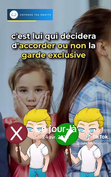 Comment obtenir la garde exclusive des enfants en France
