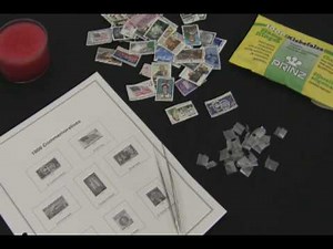 Stamp Collecting - How to Hinge a Postage Stamp (Long Version)