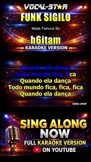 FUNK SIGILO - h6itam KARAOKE #instrumental #karaoke #karaokeversion