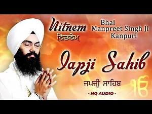Japji Sahib Full Path 2026 | Bhai Manpreet Singh Ji Kanpuri | New Shabad Gurbani Kirtan Live