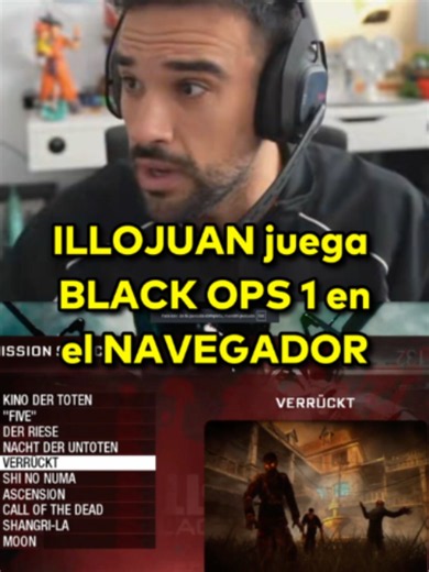 ILLOJUAN juega BLACK OPS 1 en el NAVEGADOR #illojuan #twitch #fyp #parati