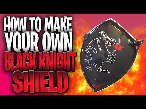 How To Make Your Own BLACK KNIGHT Shield In Fortnite!