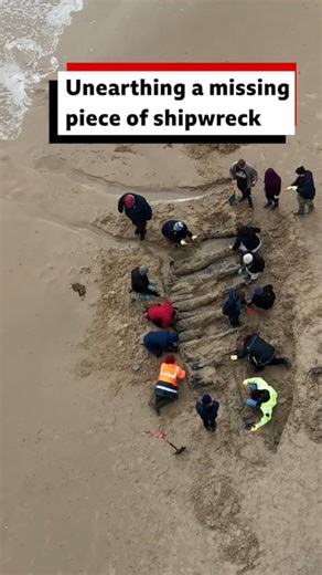 Spent the day watching archaeologists dig up part of a 400-year-old ship on Studland Bay... pretty epic 🤩 Find out more about the wreck here: https://www.bbc.co.uk/news/articles/c15xvz5xl3eo | BBC Dorset