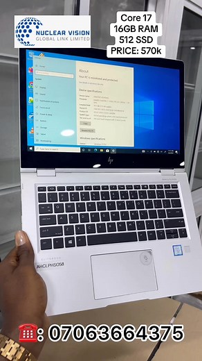 The HP EliteBook x360 1030 G2 with a Core i7 processor is a highly regarded business 2-in-1 laptop known for its premium design, robust security features, long battery life, and versatile 360-degree hinge. It offers strong performance for typical business tasks and a comfortable typing experience. PRICE: 570k HP ELITEBOOK 1030 G2 7TH GENERATION INTEL CORE I7 16GB RAM 512 SSD TOUCHSCREEN X360 CONVERTIBLE SPEED: 2.90GHZ FINGERPRINT FACE 🆔 VOICE COMMAND #NuclearVision #LaptopPlug #UKUsedLaptops #h