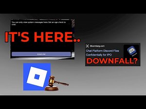 Roblox's NIGHTMARE Age Verify Update, Roblox sued + Discord goes Public