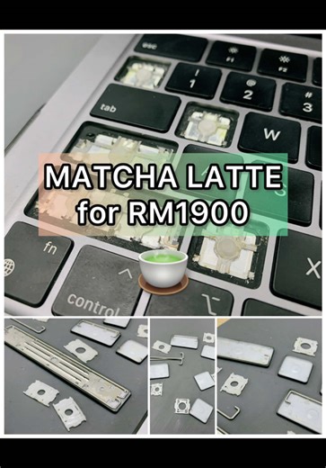 Affordable MacBook Keyboard Repair After Matcha Spill
