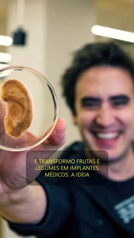 Andrew Pelling cultiva células humanas no interior de plantas para revolucionar a biotecnologia