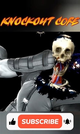 X-RAY CORE 😱 #knockout #xray #mortalkombat #fight #boxing #mma #ko #knockouts #viral #shorts