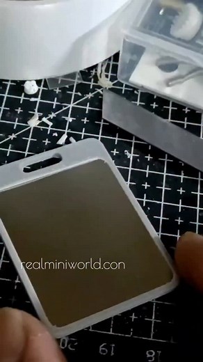 8.2K views · 27 reactions | showing my "other" working table 凉 behind the cute tiny kitchen set up you usually see in this channel, this is where the messy part the raw part where I crafted, experimented, and do all the shrinking magic 彩i am currently working on a new tiny cutting board, using stainless steel material part which is more hygenic for cutting meat. Wdyt? #miniature #miniatureartist #handmade #miniaturist #miniaturekitchen | Realminiworld | Facebook