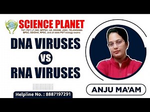 DNA Viruses Vs RNA Viruses by Anju Mam of Science Planet!