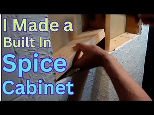 Make a Built In Spice Cabinet