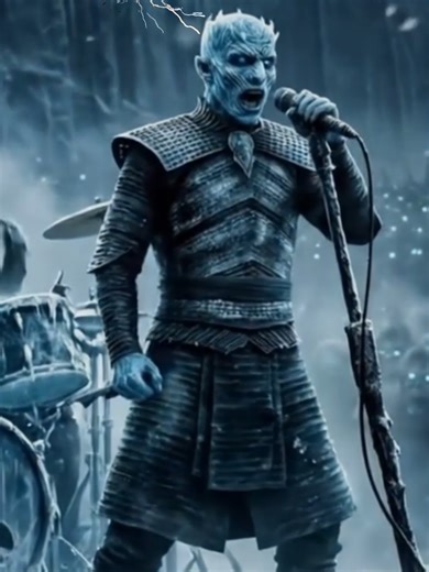 The Night King's Undead Heavy Metal Army 🧟‍♂️ The Long Night 🌑 Westeros… but every house becomes a heavy metal band. Full album - link in bio #gameofthrones #fantasymetal #westeros #nightking #heavymetal #metalradio