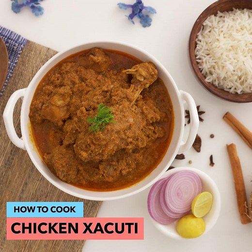 Not sure what to make for dinner? This homestyle Goan chicken curry recipe is easy and delicious. | Glamrs