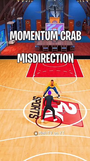 MOMENTUM CRAB MISDIRECTION DRIBBLE TUTORIAL! SEND TO YOUR GUARD! #nba2k22 #2k22 #fyp #foryoupage #dribblemoves