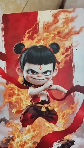 The video shows the effect of UV printing on the aluminum composite panel.