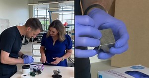 U-M grad's startup at Newlab combines aerospace, art, and mathematics