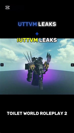 IUTTVM + UTTVM LEAKS! | Toilet World Roleplay 2 - Roblox