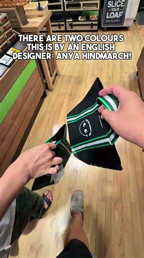 Run! mini #UniversalBag by #woolworths x #anyahindmarch 100% recycled mat, 2 types & $15 #woolies