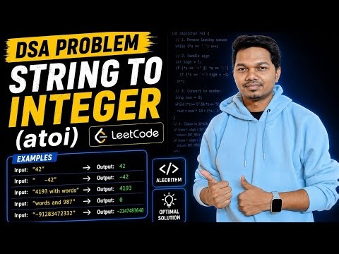 String to Integer atoi Day-5
