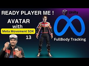 Unity VR Meta Tutorial : Ready Player Me Integration with Meta Movement Full Body Tracking (13)