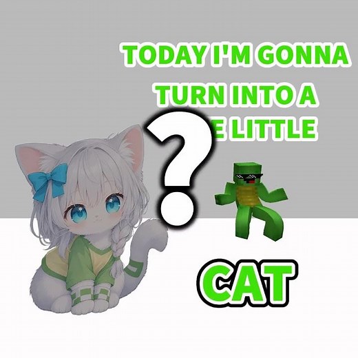 The Characters Transform into Cute Cats [Minecraft - Maizen Sisters] #minecraft #animation #minec...