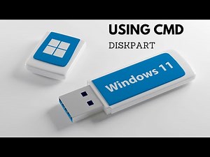 How to Create Windows 11 Bootable USB from ISO using CMD DISKPART | 2023