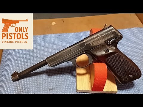 Walther 1925 .22, semi automatic target pistol. (The First Olympia?)‪@simongibbard9334‬