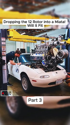Dropping a 12 Rotor Engine into a Miata - Will it Fit?