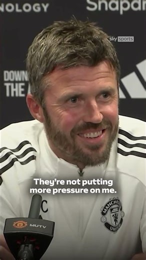 Michael Carrick doesn't feel 'more pressure' from outside noise