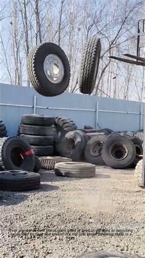 How to Stack Tires Like a Pro! #Shorts