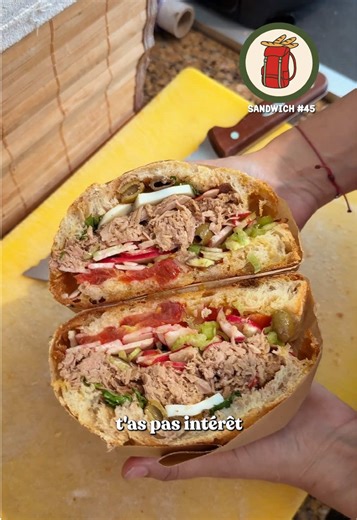 Meilleur sandwich de France ? Pauline fait la cuisine 📍 3 Rue Jean-Pierre Papon, 06300 Nice #tourdefrancedusandwich #tdfsandwich #sandwich #sandwichfrance #panbagnat