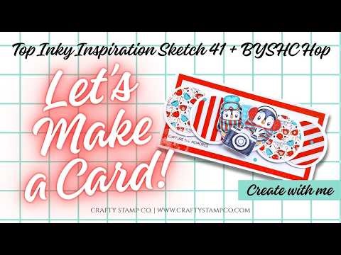 Penguin Christmas Cheer (BYSHC) Build Your Stash Holiday Cardmakers Hop