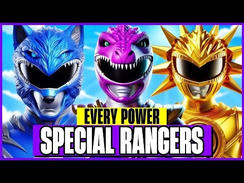 ALL 40 SPECIAL POWER RANGERS RANKED BY SEASON (6th RANGERS) EXPLAINED | NERD EMPIRE