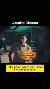 Contractors Hire Bad Videographers #shorts