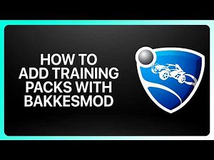 How To Add Training Packs With Bakkesmod In Rocket League! Tutorial