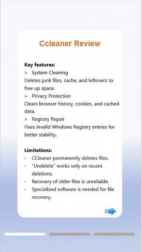 Can CCleaner Recover Deleted Files? ✅ What You Should Know#ccleaner #filerecovery #windowstips