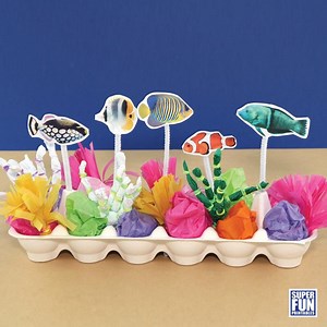 Egg Carton Reef Craft - Etsy Australia