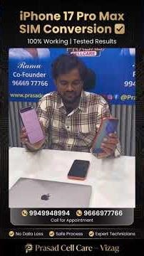 3 iPhones Converted ✅ eSIM to Physical SIM | 100% Working