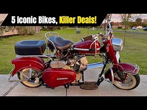 TOP 5 CLASSIC MOTORCYCLES FOR SALE!