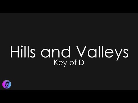 Tauren Wells - Hills and Valleys | Piano Karaoke [Key of D]