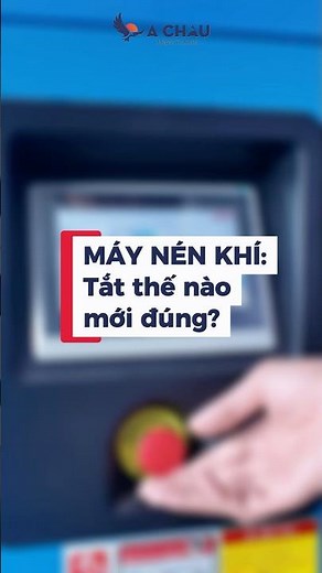 Máy nén khí: Tắt như thế nào mới đúng? #shorts #maynenkhi