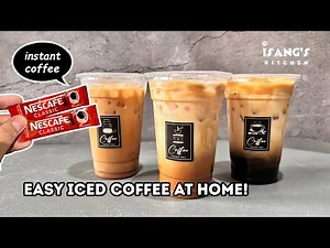 EASY ICED COFFEE USING INSTANT COFFEE| INSTANT ICED COFFEE| DIY ICED COFFEE AT HOME