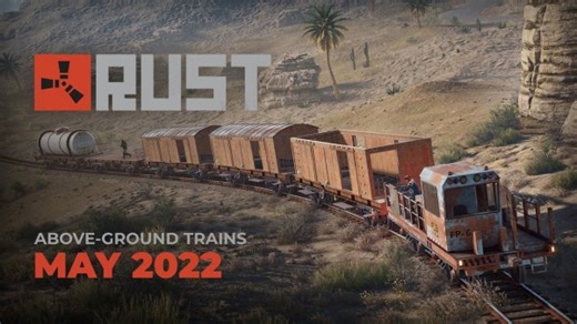 Для Rust стало доступно обновление в котором появились поезда