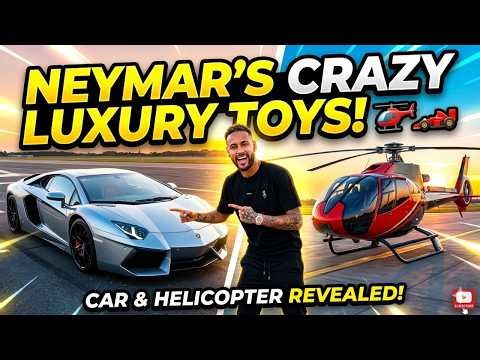 Neymar's Crazy Luxury Cars & Helicopter 😱 Insane $60 Million Collection Revealed!