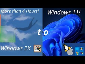 Upgrading WIndows 2000 all the way to Windows 11!