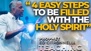 HOW TO BE FILLED WITH THE HOLY SPIRIT IN 4 Easy Steps | ED Citronnelli One crucial part of your walk with Christ is being filled with the Holy Spirit. We know WHO the Holy Spirit is, but are you truly filled with Him? God is not withholding the Holy Spirit from you, but you must take a few easy steps to ensuring you are filled with His glory. Watch as Prophet Ed teaches you exactly how to be filled with the Holy Spirit using Biblical context! If you want to attend our church, do not hesitate to 