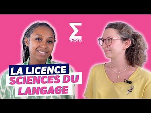 La Licence Sciences du Langage (SDL) - Thotis